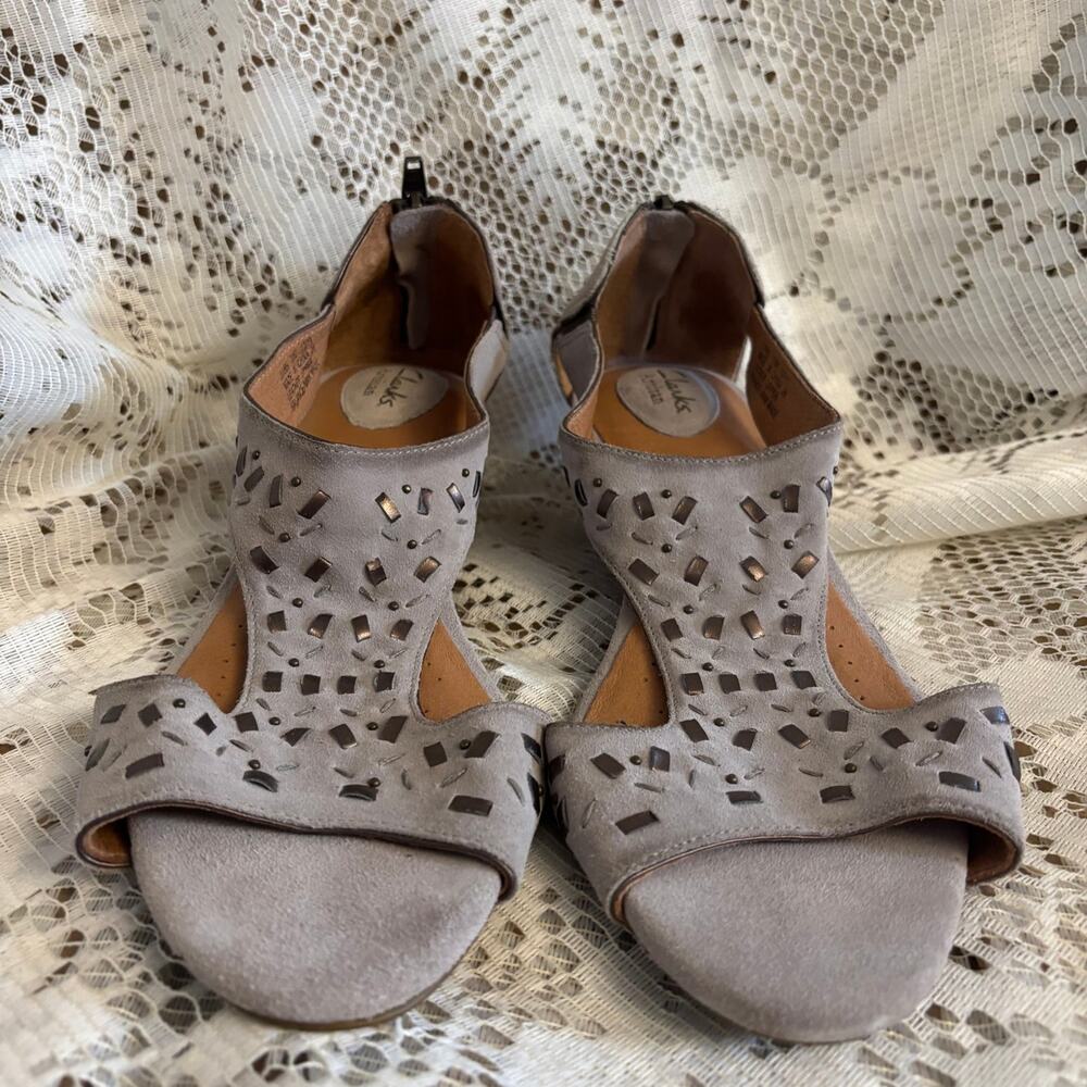 Clarks Artisan Thimble Clover Women's US 12 M Wedge Sandals